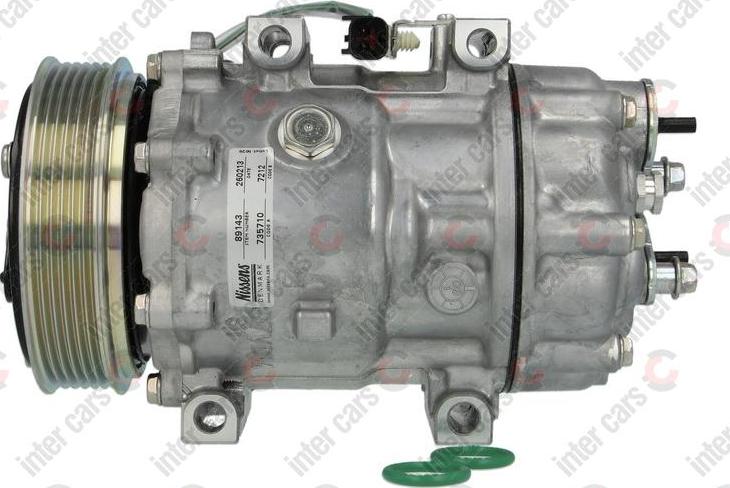 NISSENS 89143 - Компресор, кондиціонер autocars.com.ua