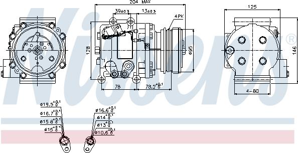 Nissens 89229 - Компрессор кондиционера autodnr.net