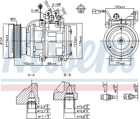 Nissens  89265 - Компресор, кондиціонер autocars.com.ua