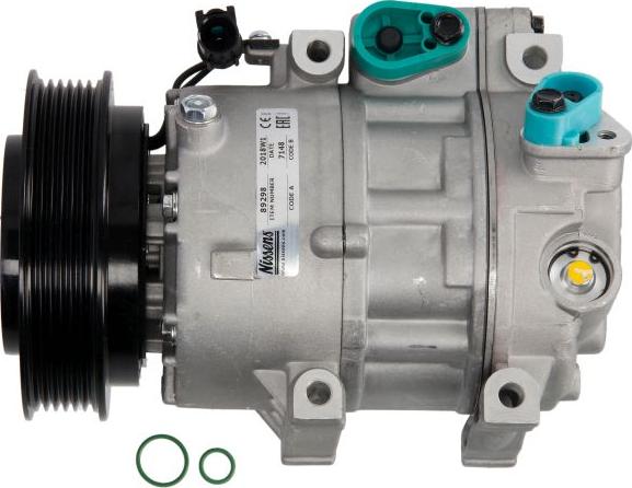 NISSENS 89298 - Компресор, кондиціонер autocars.com.ua