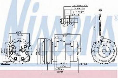 Nissens 89638 - Компрессор кондиционера autodnr.net