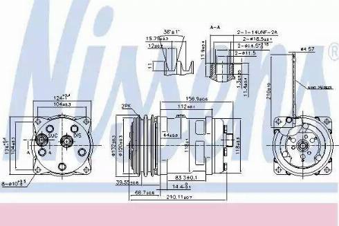 Nissens 89646 - Компрессор кондиционера autodnr.net