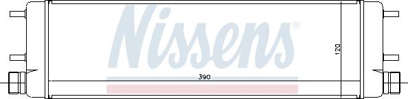 Nissens 90579 - Масляний радіатор, рухове масло autocars.com.ua