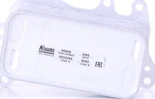 Nissens 90908 - Масляный радиатор, автоматическая коробка передач autodnr.net