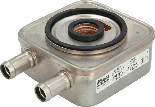 NISSENS 91107 - Масляний радіатор, автоматична коробка передач autocars.com.ua