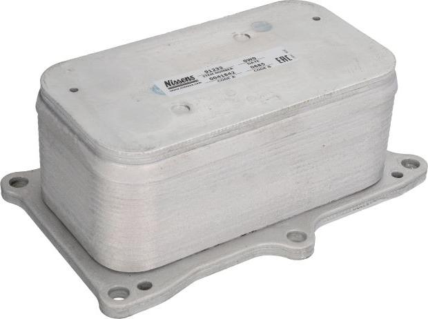 NISSENS 91233 - Масляний радіатор, рухове масло autocars.com.ua