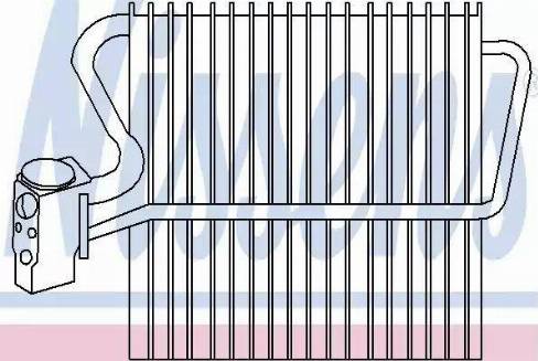 Nissens 92197 - Испаритель, кондиционер autodnr.net