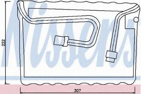 Nissens 92239 - Випарник, кондиціонер autocars.com.ua