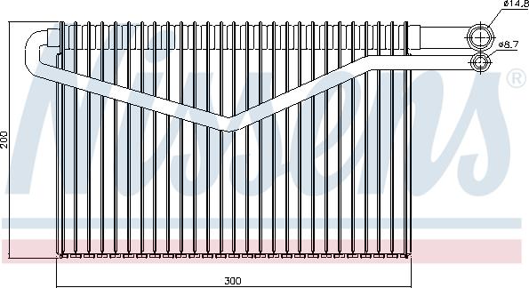 Nissens 92244 - Испаритель, кондиционер autodnr.net