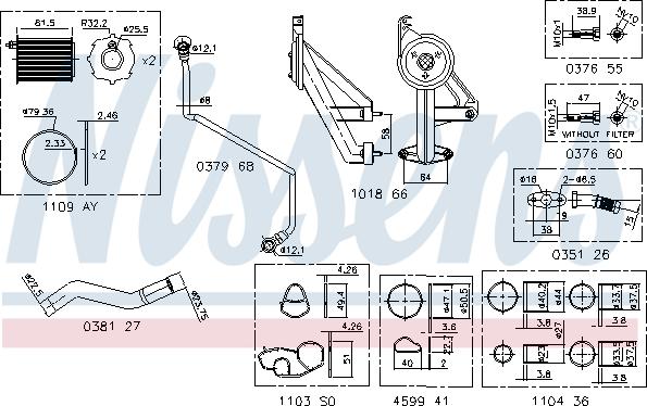 Nissens 9300910 - Установочный комплект, турбокомпрессор avtokuzovplus.com.ua