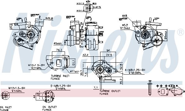 Nissens 93027 - Компресор, наддув autocars.com.ua