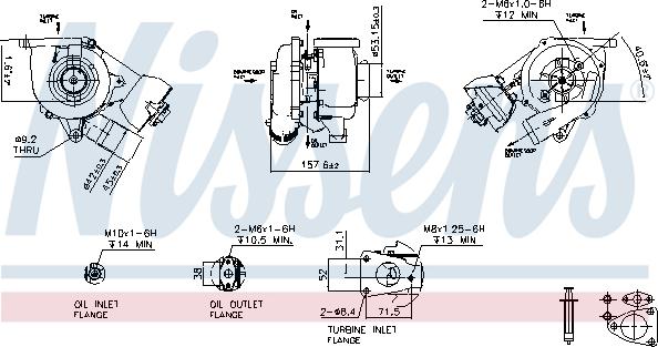 Nissens 93102 - Турбина, компрессор autodnr.net