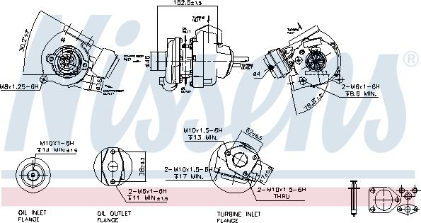 Nissens 93107 - Компресор, наддув autocars.com.ua