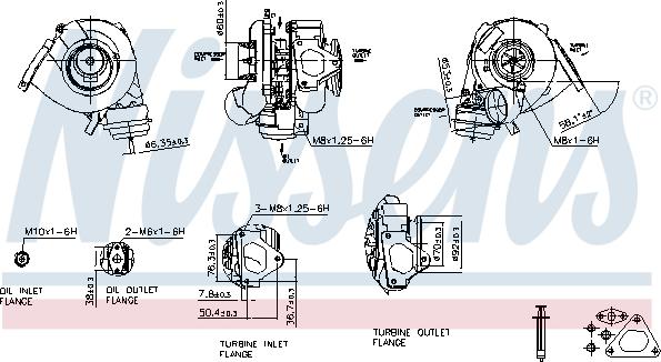 Nissens 93109 - Компресор, наддув autocars.com.ua