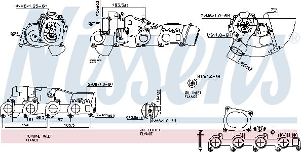 Nissens 93127 - Компресор, наддув autocars.com.ua