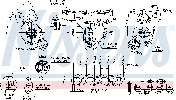 Nissens 93131 - Турбіна autocars.com.ua