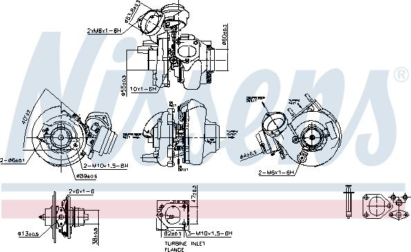 Nissens 93144 - Компресор, наддув autocars.com.ua