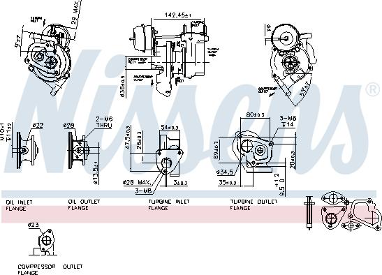 Nissens 93156 - Компресор, наддув autocars.com.ua