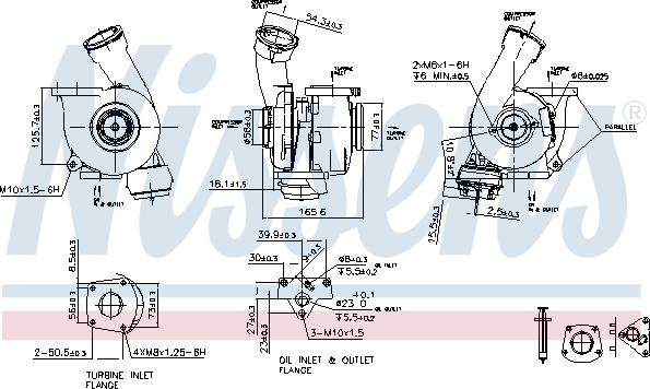 Nissens 93176 - Турбина, компрессор autodnr.net