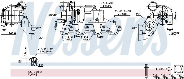 Nissens 93208 - Компресор, наддув autocars.com.ua