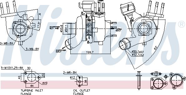 Nissens 93228 - Компресор, наддув autocars.com.ua