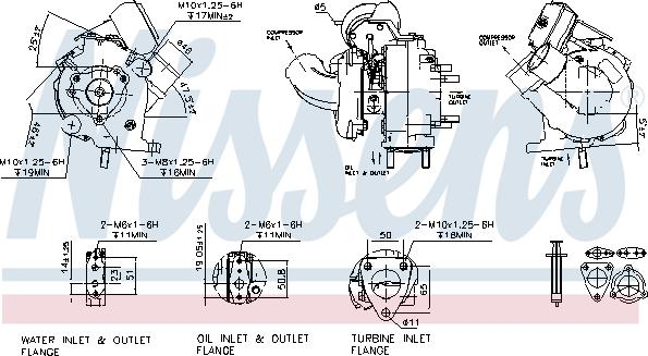 Nissens 93241 - Компресор, наддув autocars.com.ua