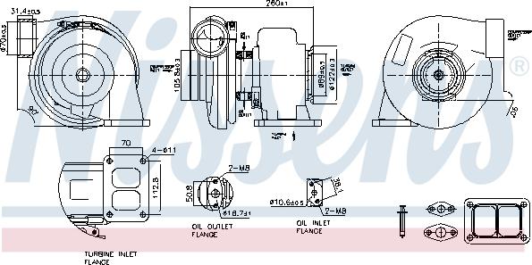 Nissens 93294 - Турбина, компрессор autodnr.net