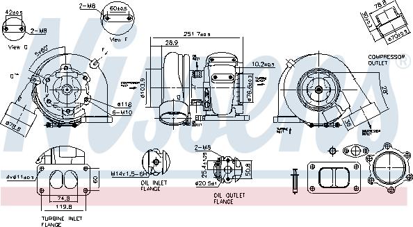 Nissens 93296 - Компресор, наддув autocars.com.ua