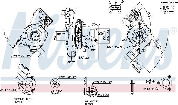 Nissens 93311 - Компресор, наддув autocars.com.ua