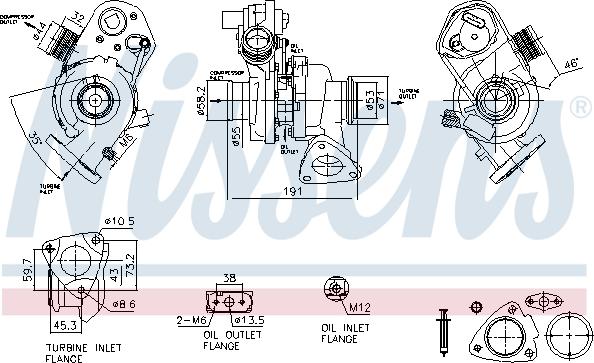 Nissens 93318 - Компресор, наддув autocars.com.ua