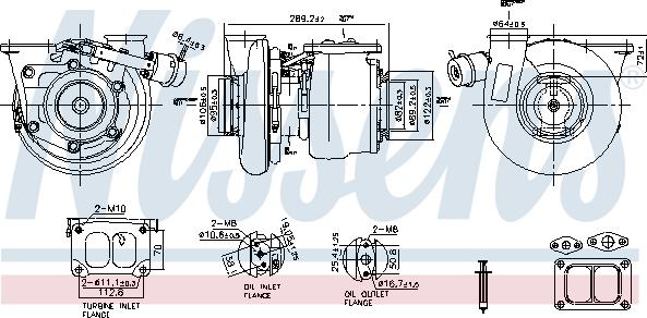 Nissens 93332 - Компресор, наддув autocars.com.ua