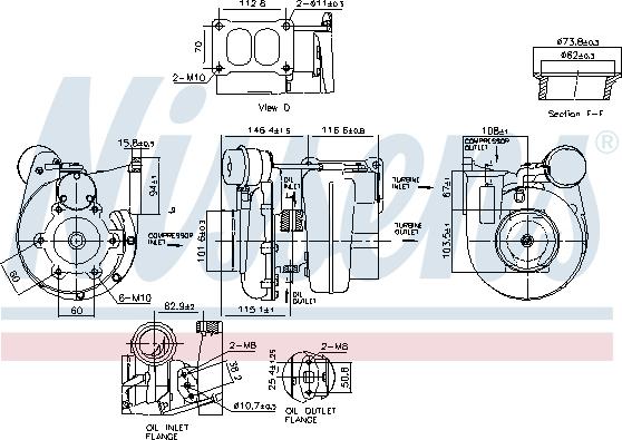 Nissens 93340 - Компресор, наддув autocars.com.ua