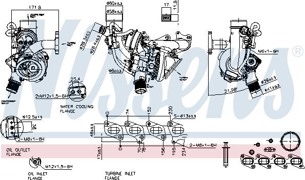 Nissens 93414 - Компресор, наддув autocars.com.ua