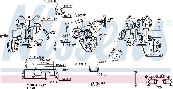 Nissens 93435 - Компресор, наддув autocars.com.ua