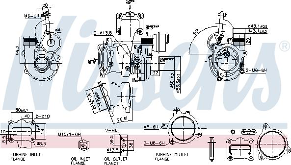 Nissens 93453 - Компресор, наддув autocars.com.ua