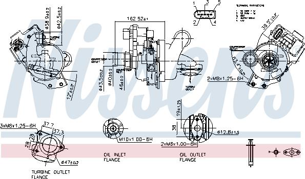 Nissens 93463 - Компресор, наддув autocars.com.ua