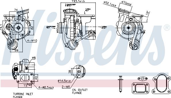 Nissens 93600 - Компресор, наддув autocars.com.ua