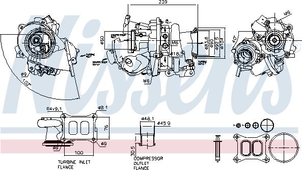 Nissens 93631 - Компресор, наддув autocars.com.ua