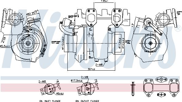 Nissens 93692 - Компресор, наддув autocars.com.ua