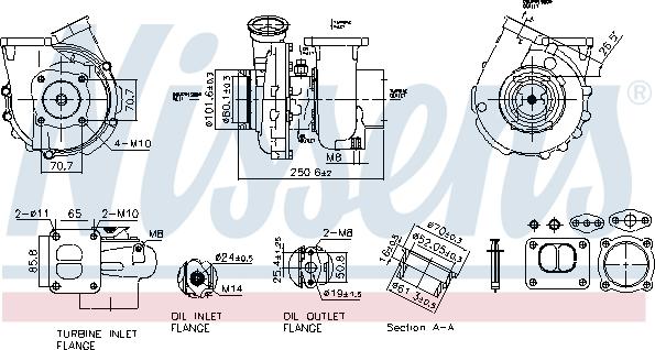 Nissens 93697 - Турбина, компрессор autodnr.net