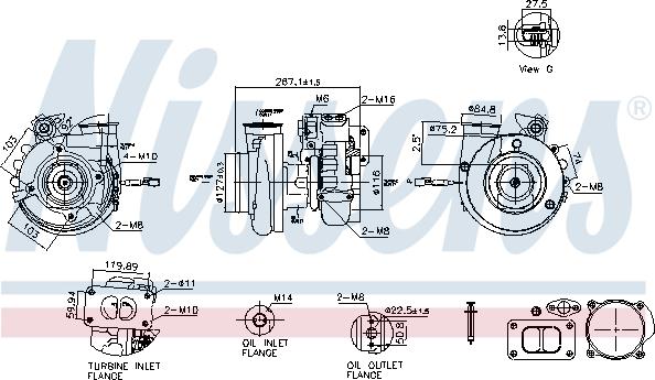 Nissens 93701 - Компресор, наддув autocars.com.ua