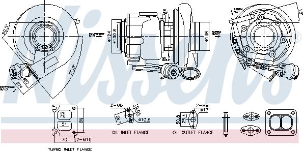 NISSENS 93717 - Компресор, наддув autocars.com.ua