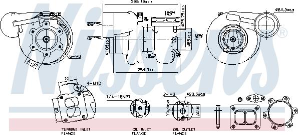 Nissens 93791 - Компресор, наддув autocars.com.ua