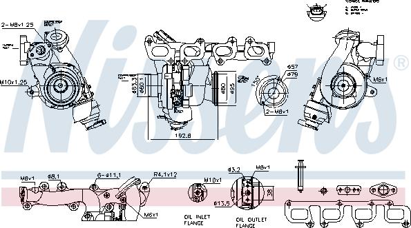 Nissens 93891 - Турбина, компрессор autodnr.net