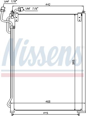 Nissens 940180 - Конденсатор кондиционера avtokuzovplus.com.ua