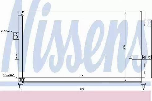 Nissens 940294 - Конденсатор кондиционера avtokuzovplus.com.ua