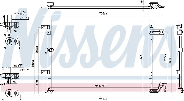 Nissens 940675 - Радіатор кондиціонера autocars.com.ua