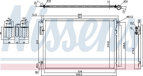 Nissens 940693 - Радiатор кондицiонера autocars.com.ua