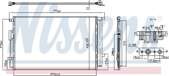 Nissens 940863 - Конденсатор кондиционера avtokuzovplus.com.ua