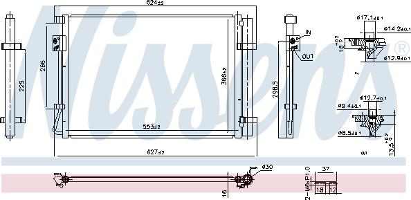 Nissens 941161 - Конденсер autocars.com.ua